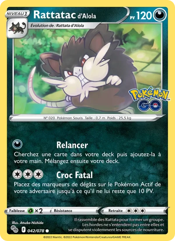 Carte Rattatac d'Alola