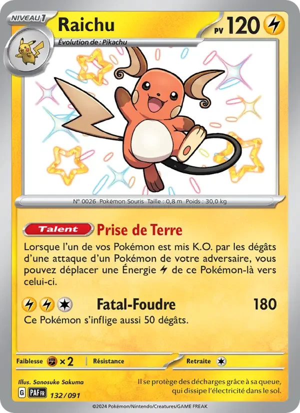 Carte Raichu