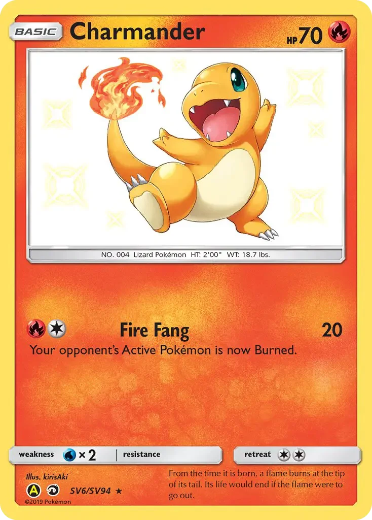 Carte Pokémon Salamèche — Destinées Occultes
