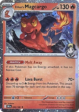 Carte Pokémon Volcaropod de Luth — Rivalités Destinées
