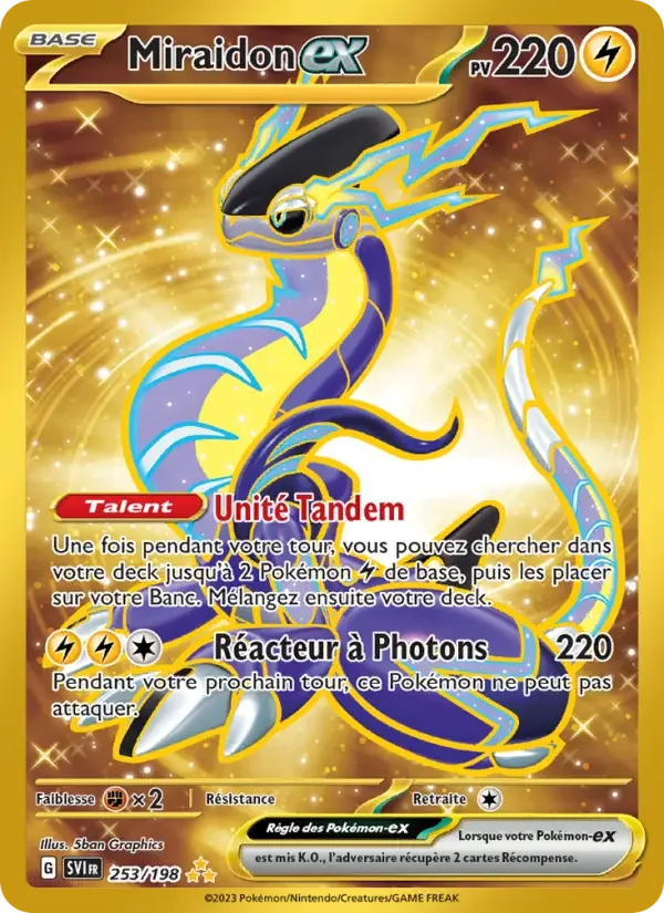 Carte Miraidon-ex
