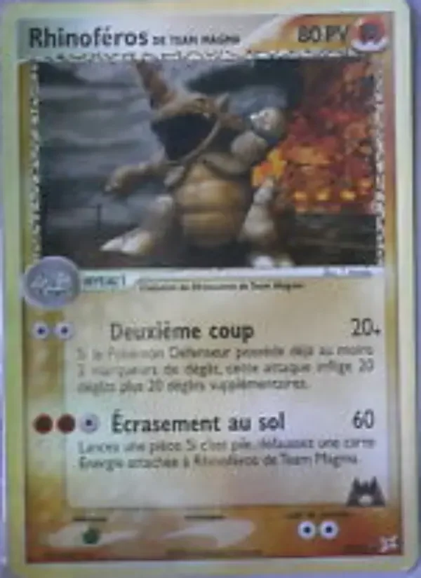 Carte Rhinoféros de Team Magma