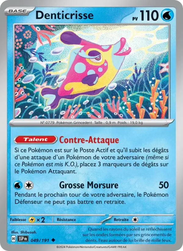 Carte Denticrisse