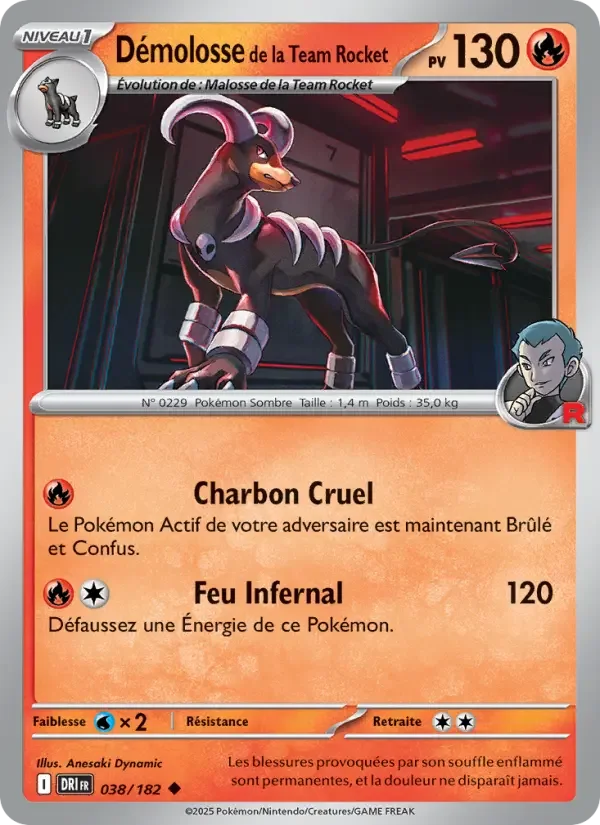 Carte Démolosse de la Team Rocket