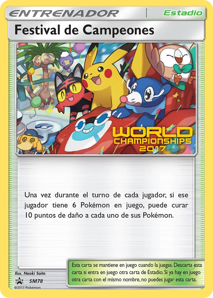 Carte Festival des Champions