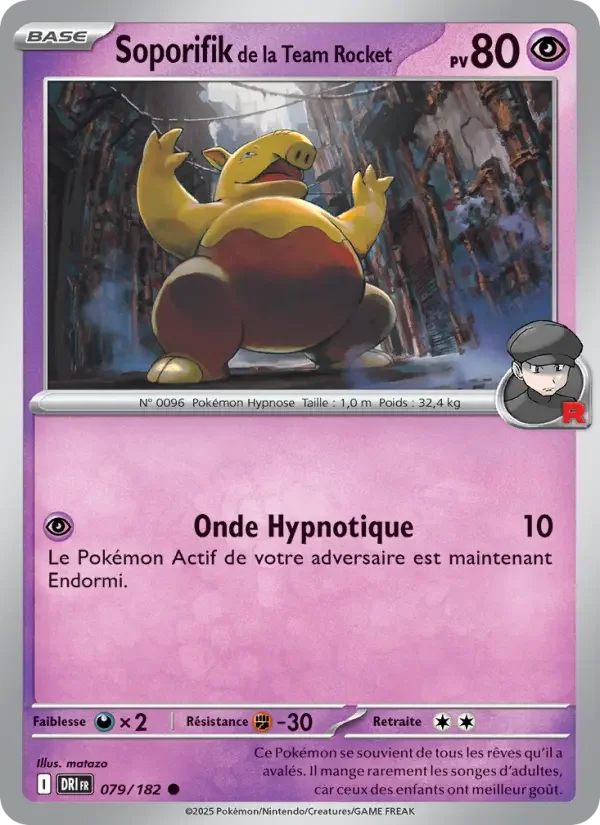Carte Soporifik de la Team Rocket