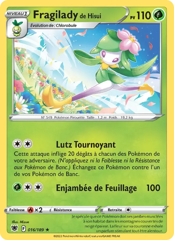 Carte Fragilady de Hisui