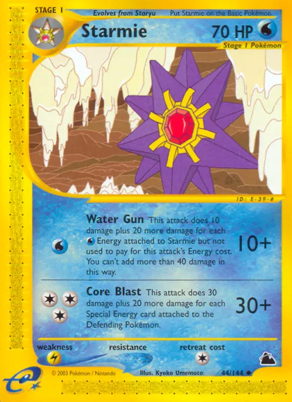Carte Starmie