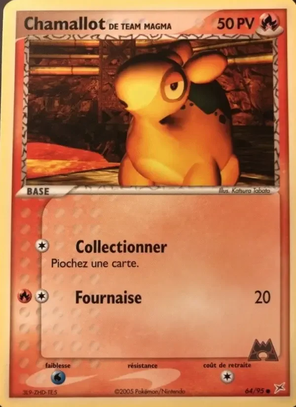 Carte Chamallot de Team Magma