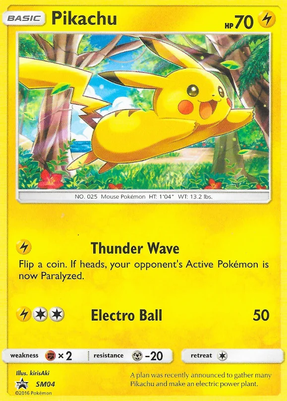 Carte Pikachu