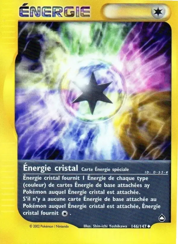 Carte Énergie cristal