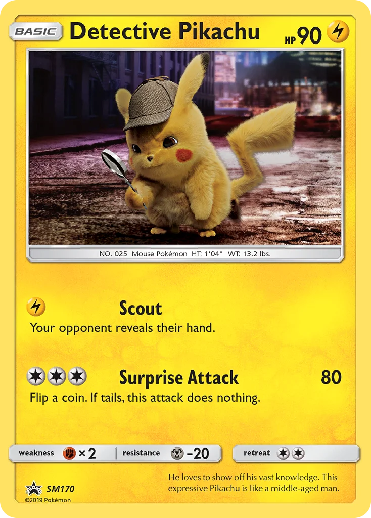 Carte Détective Pikachu