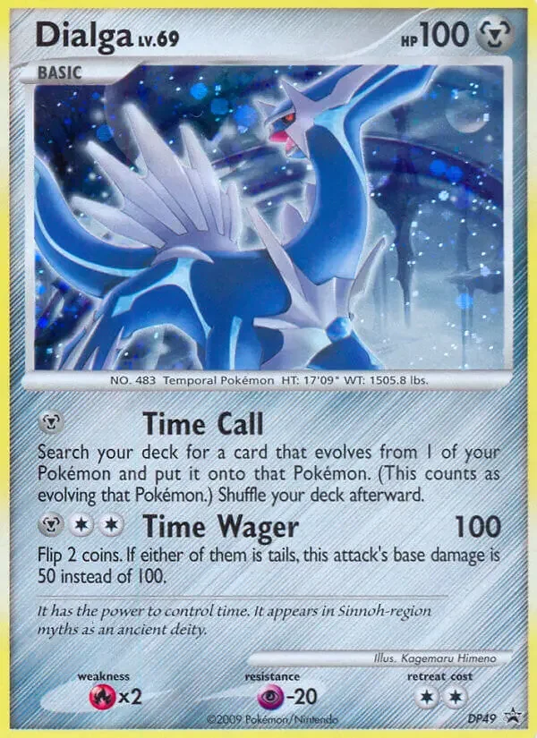 Carte Pokémon Dialga — Promos Diamant et Perle