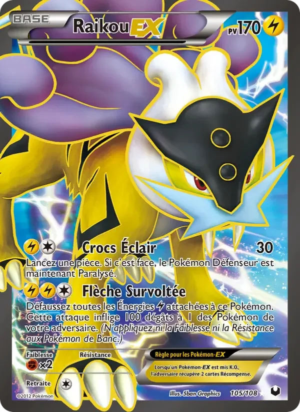 Carte Raikou-EX