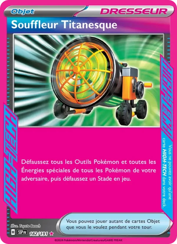 Carte Souffleur Titanesque
