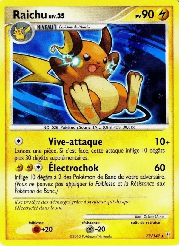 Carte Raichu