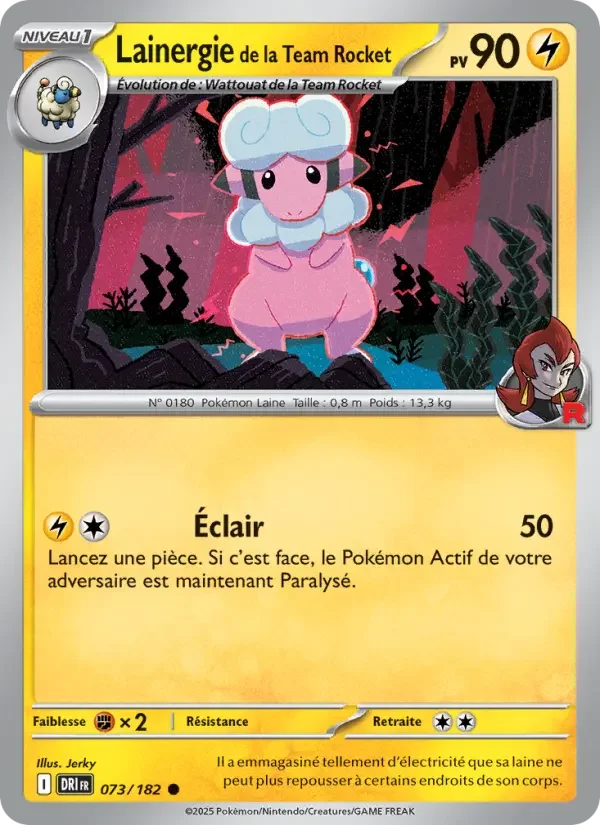 Carte Lainergie de la Team Rocket