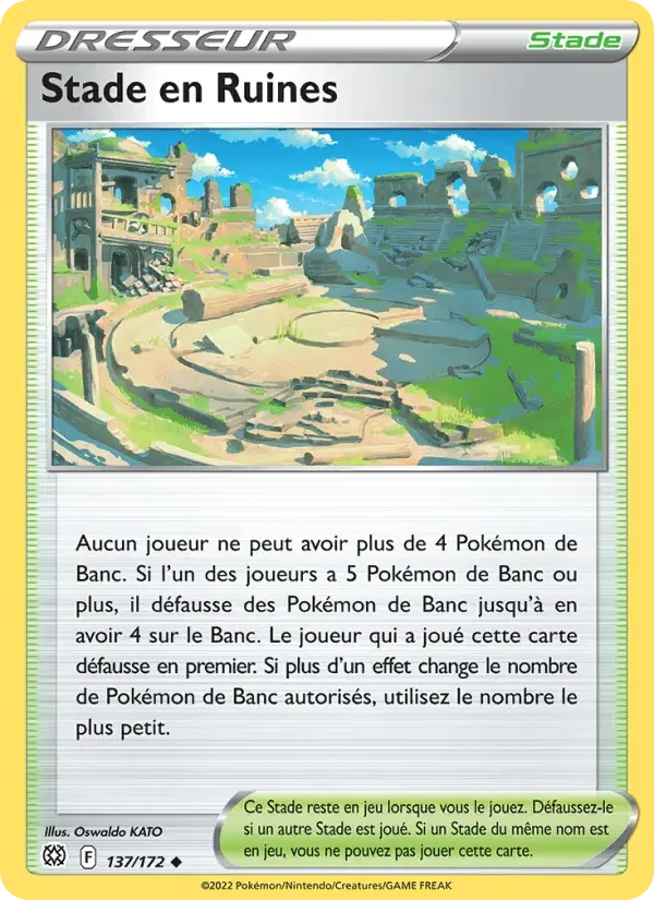Carte Stade en Ruines