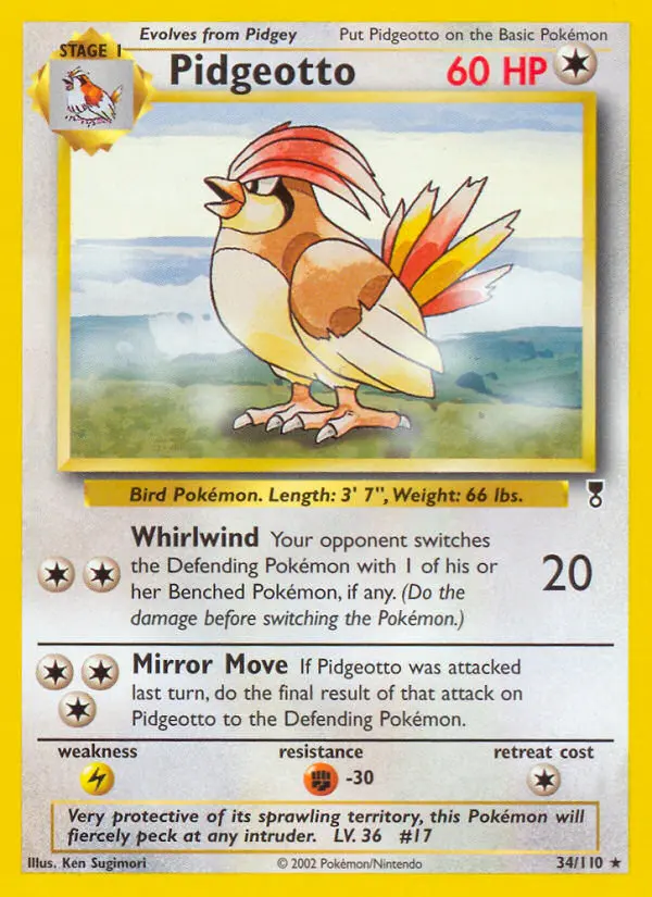 Carte Pidgeotto