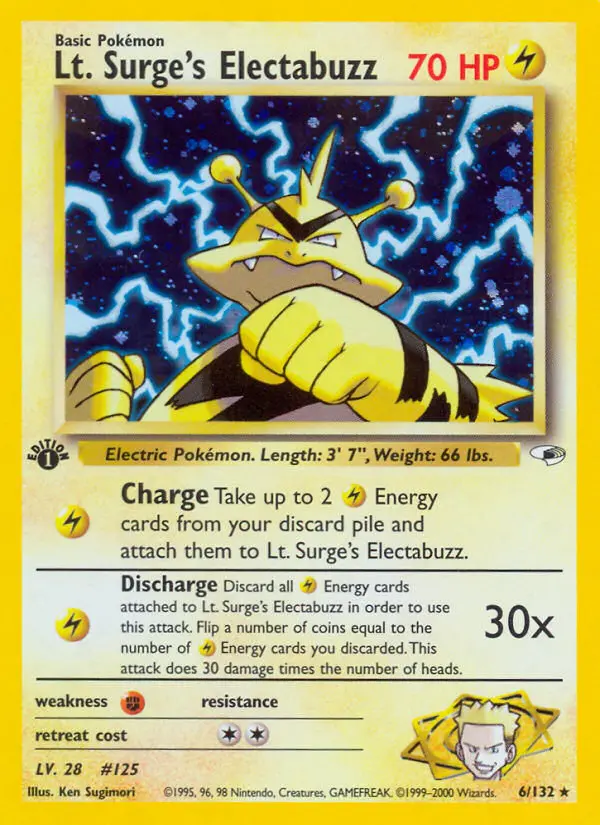 Carte Lt. Surge's Élektek