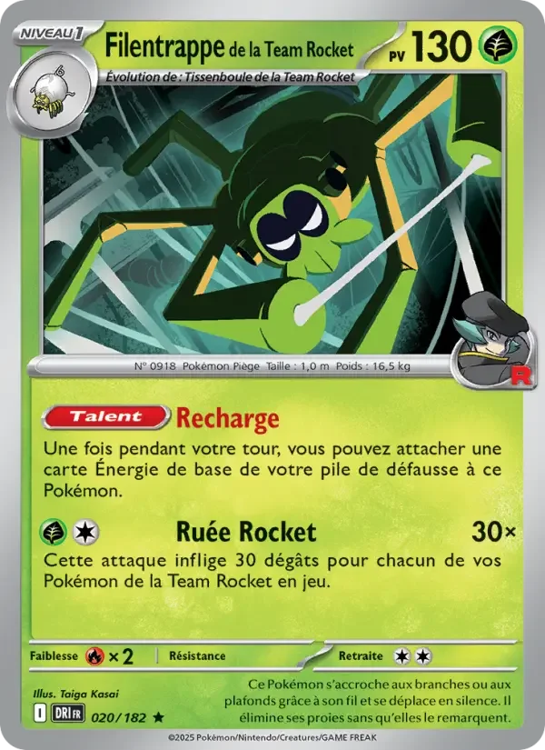 Carte Filentrappe de la Team Rocket