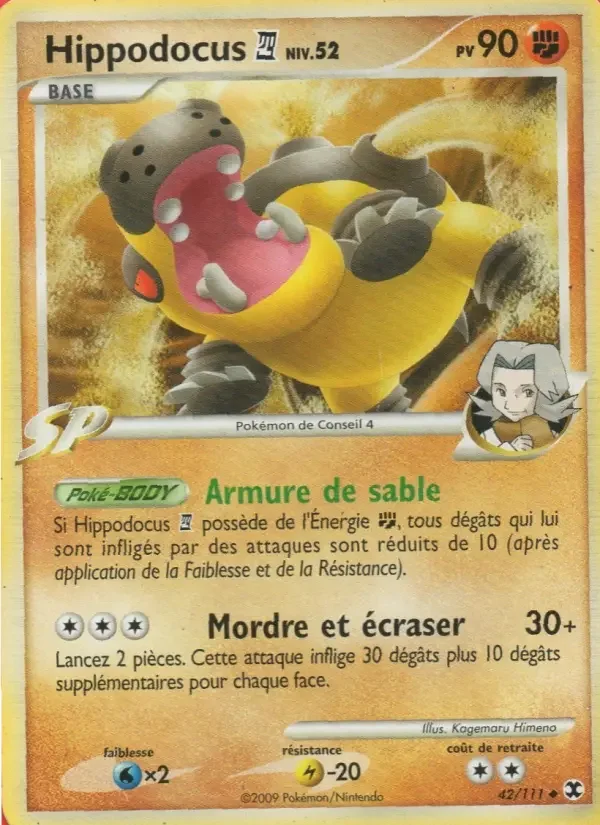 Carte Hippodocus  Niv. 52