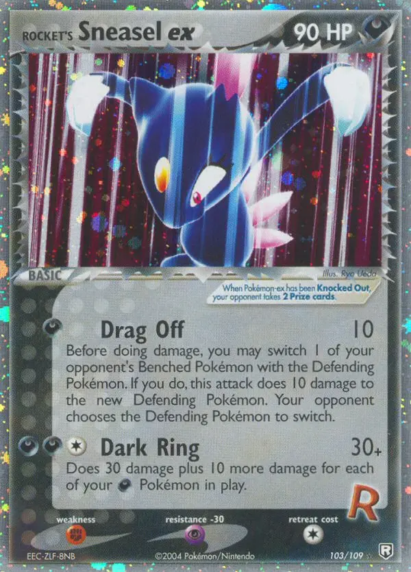 Carte Rocket's Sneasel ex