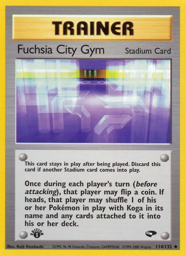 Carte Fuchsia City Gym
