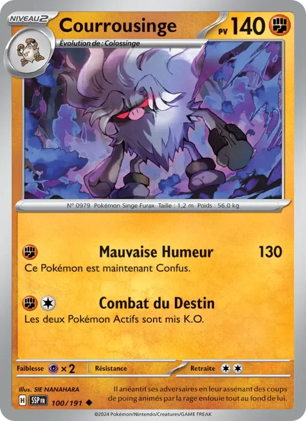 Carte Courrousinge