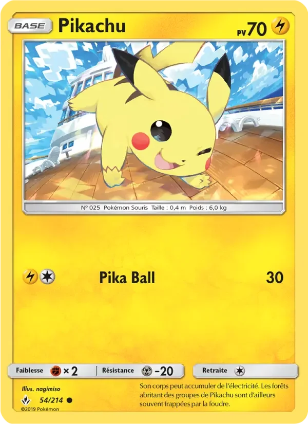 Carte Pikachu