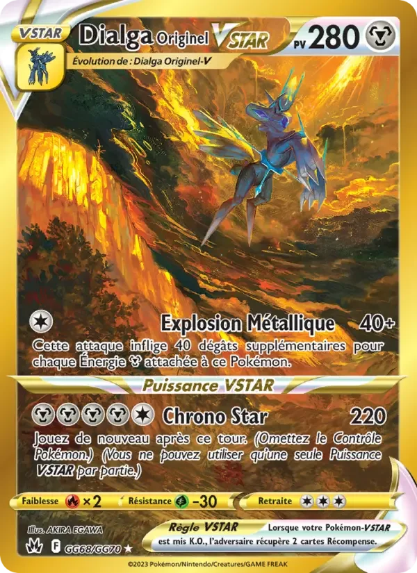 Carte Dialga Originel VSTAR