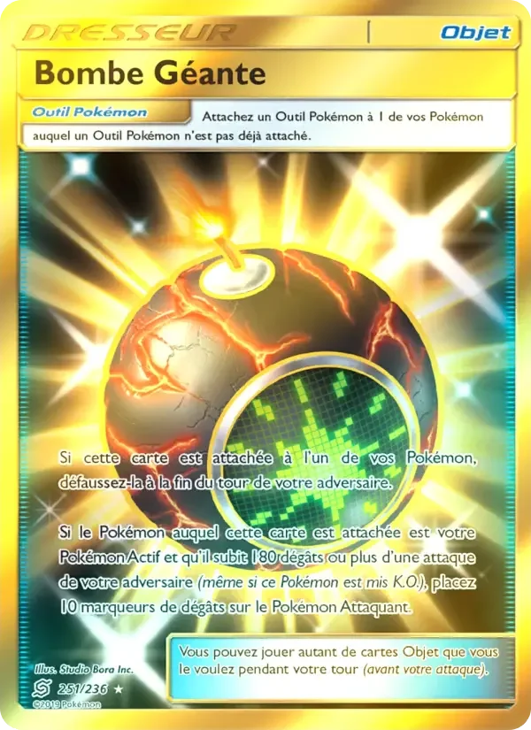 Carte Bombe Géante