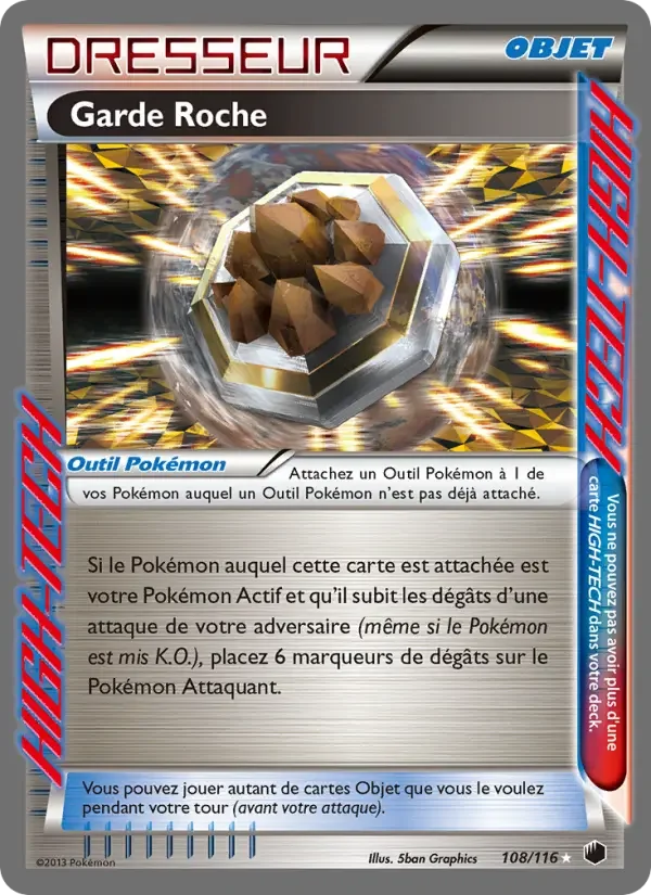 Carte Garde Roche