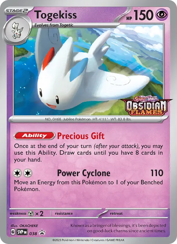 Carte Pokémon Togekiss — Promos Écarlate et Violet