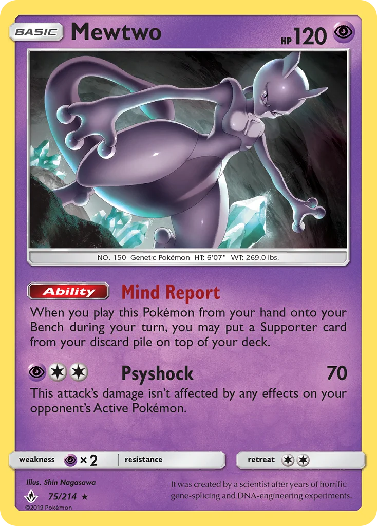 Carte Mewtwo