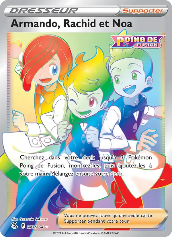 Carte Armando, Rachid et Noa