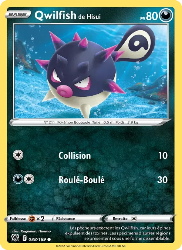 Carte Qwilfish de Hisui