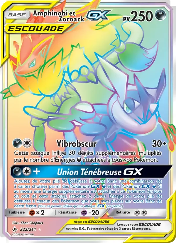 Carte Amphinobi et Zoroark GX