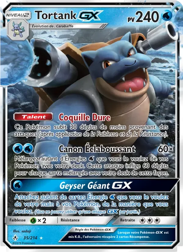 Carte Tortank GX