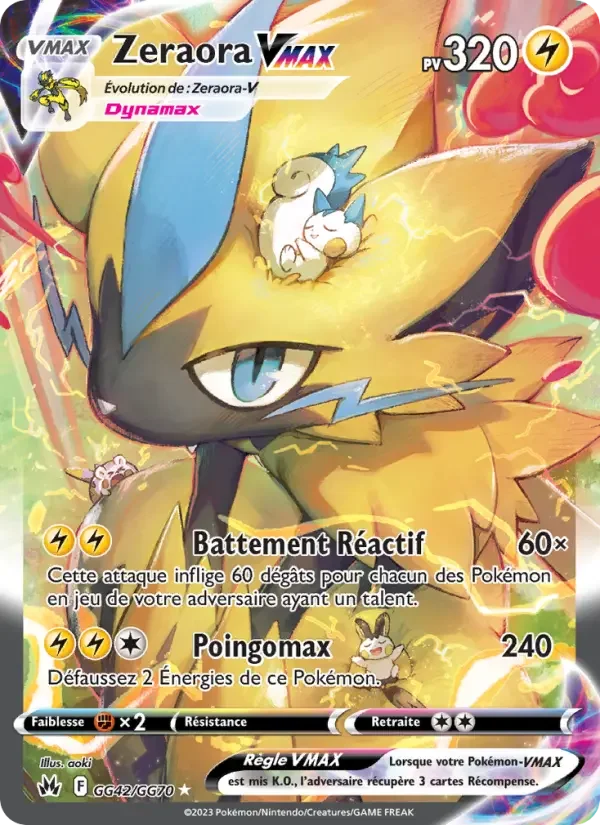 Carte Zeraora VMAX