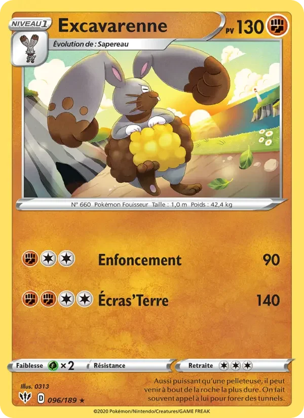 Carte Excavarenne