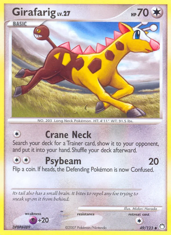 Carte Girafarig