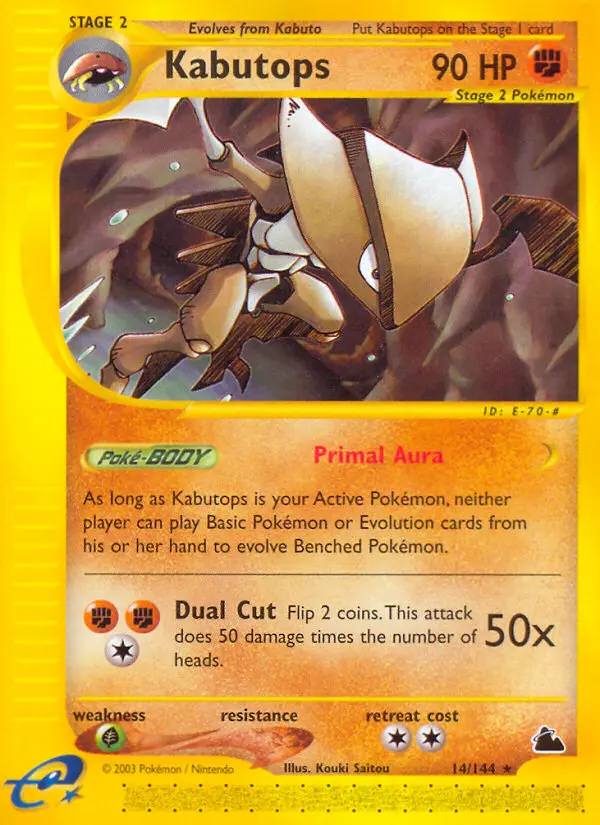 Carte Kabutops