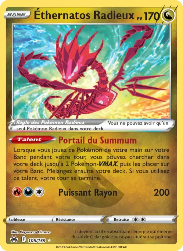 Carte Éthernatos Radieux