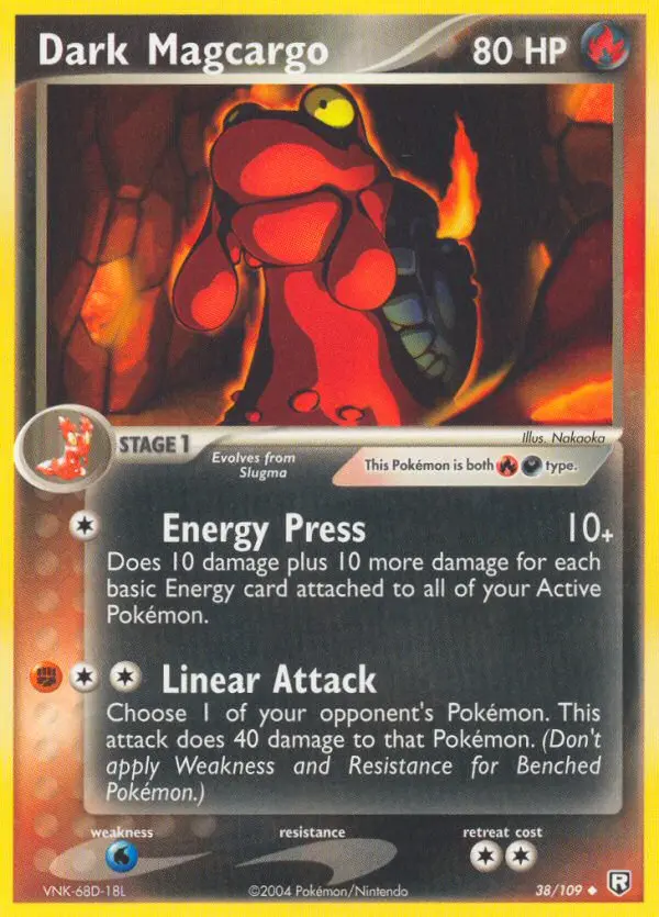 Carte Dark Magcargo