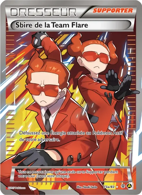 Carte Sbire de la Team Flare