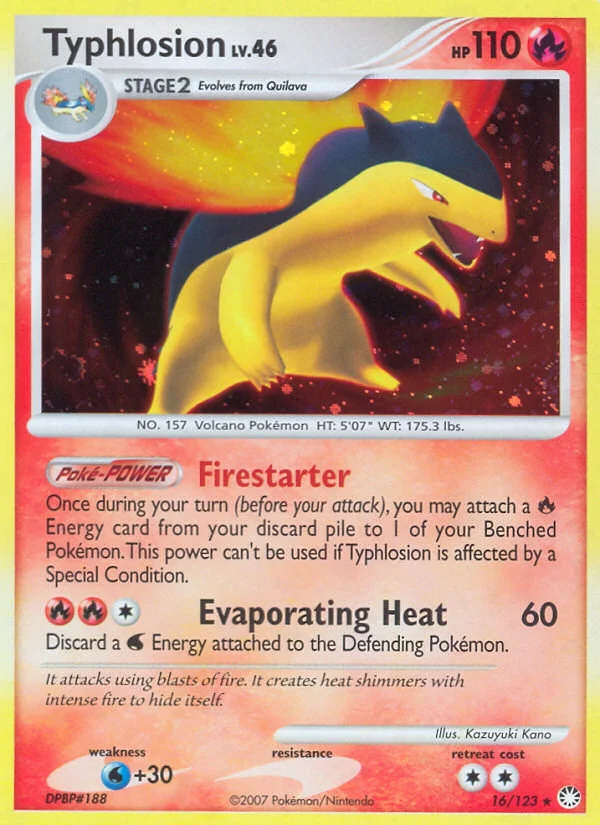 Carte Typhlosion