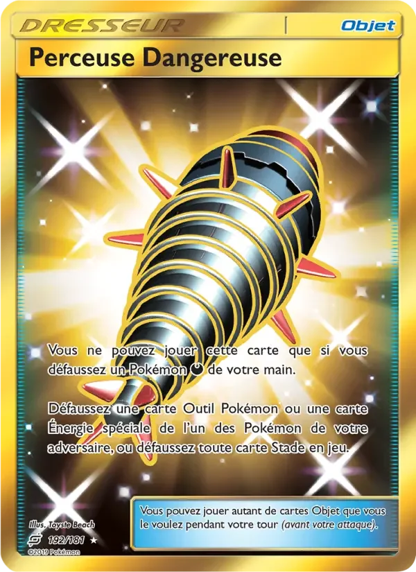 Carte Perceuse Dangereuse