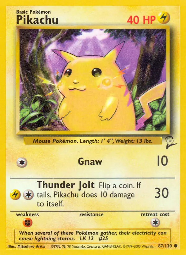 Carte Pikachu