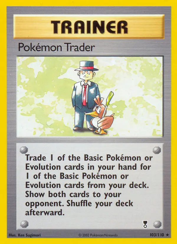 Carte Pokémon Trader